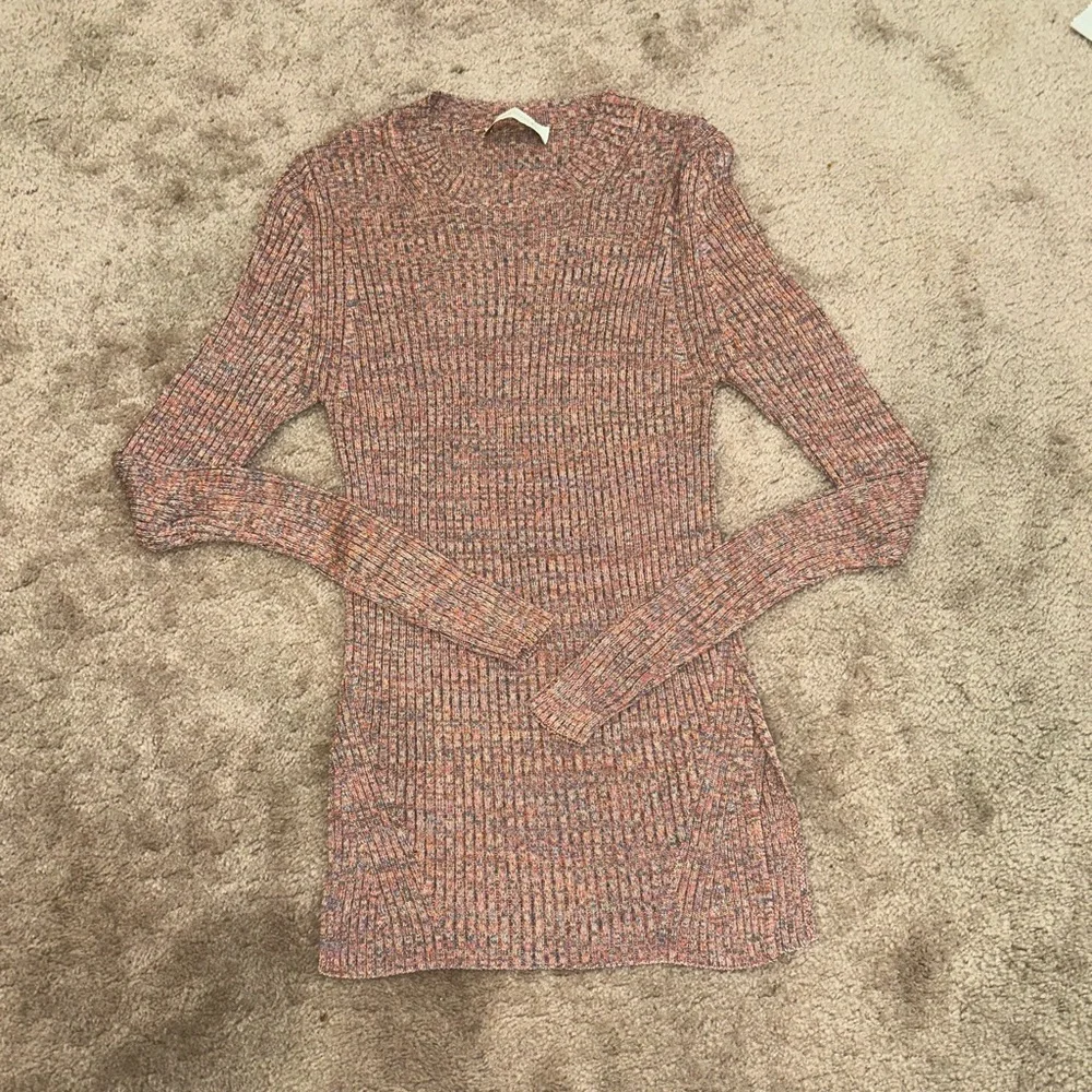 Zimmermann Concert Rainbow Knit Ribbed Mouline Sweater